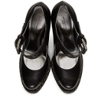 Bottega Veneta Black Satin Wedge Sandals