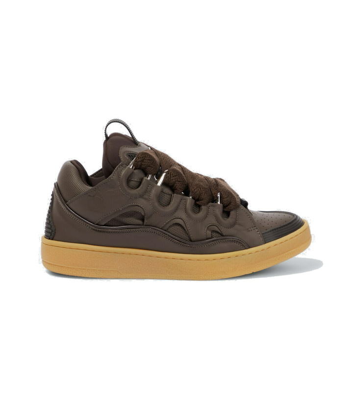 Photo: Lanvin Curb leather sneakers