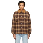 Rhude Beige Sherpa Snap Collar Jacket