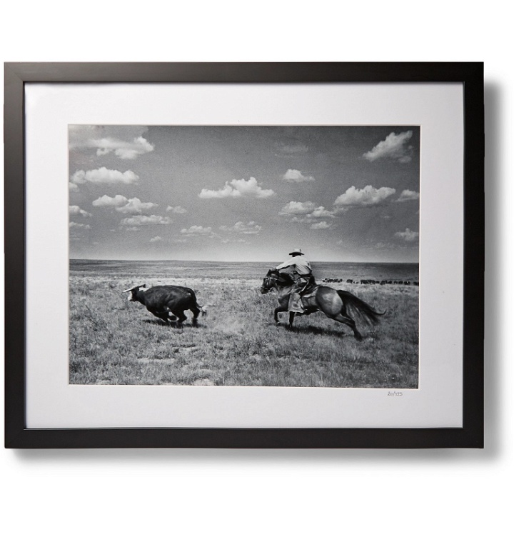 Photo: Sonic Editions - Framed 1930 Biffin Ranch Print, 16" x 20" - Black