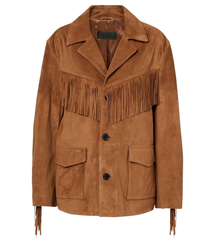 Photo: Nili Lotan Maelle fringed suede jacket