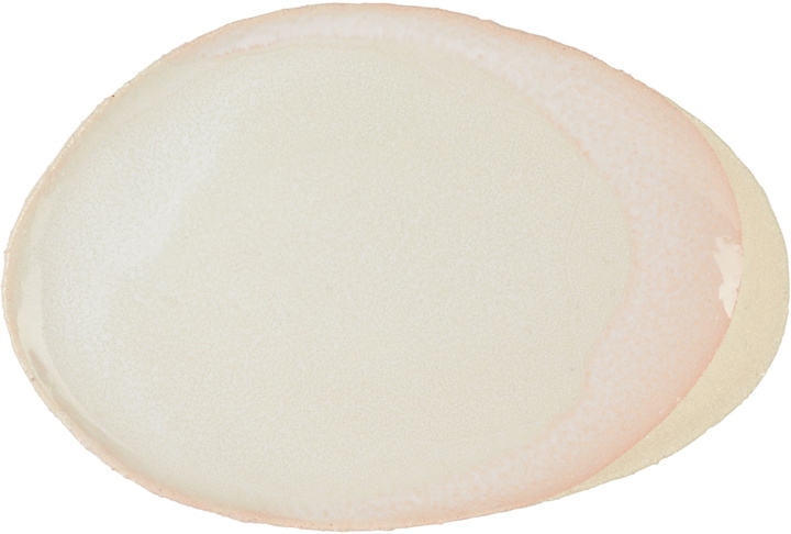 Photo: Jars Céramistes Pink L Wabi Oval Plate