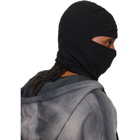thom/krom Black Cashmere Blend Performance Knit Balaclava