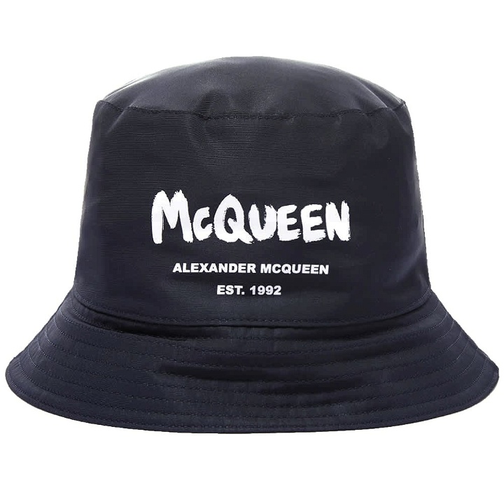 Photo: Alexander McQueen Graffiiti Logo Bucket Hat