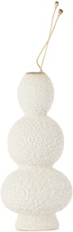 Marloe Marloe SSENSE Exclusive Off-White & Black Elexa Vase