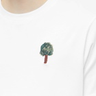 Foret Men's Spear T-Shirt in White/Dark Green