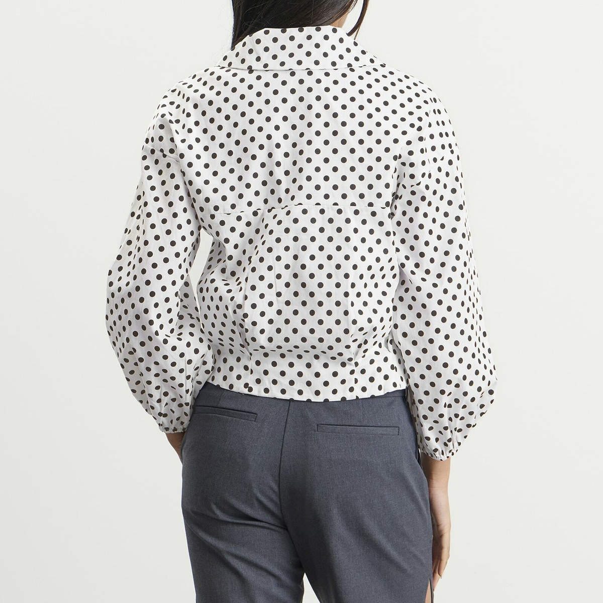 Many Many Clothes Women's The Lola Jacket in White Polka
