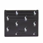 Polo Ralph Lauren Men's Multi Pony Player Card Holder in Black/White