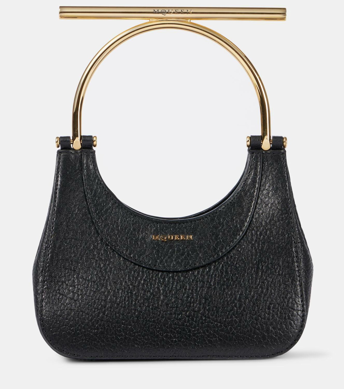 Alexander McQueen Cross-Bar Mini leather shoulder bag Alexander