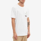 Denham Men's Japan Tour Tree Chest Logo T-Shirt in White