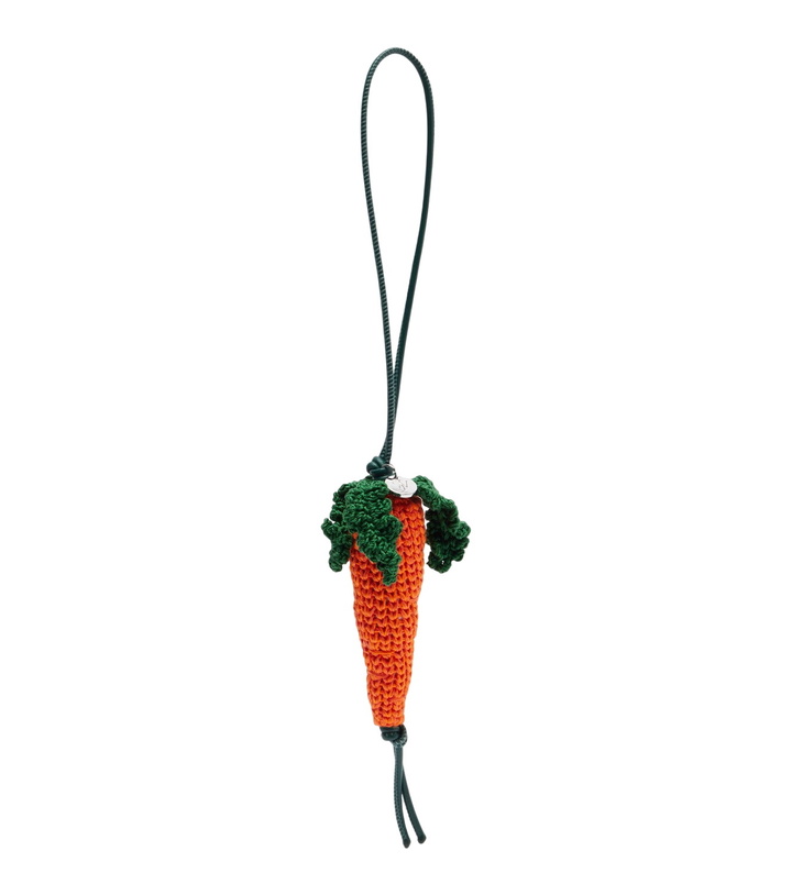 Photo: JW Anderson Carrot knitted bag charm