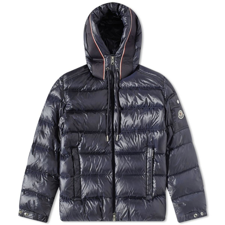 Photo: Moncler Men's Pavin Hooded Down Jacket in Navy