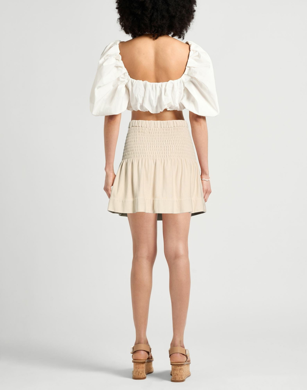 Marant Étoile Womens Mini skirt in Beige
