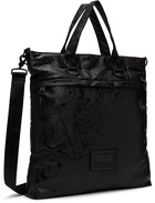 Versace Jeans Couture Black Coated Regalia Baroque Tote