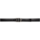 Givenchy Reversible Black and Brown Leather and Suede Belt