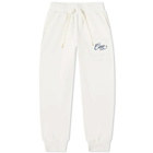 Casablanca Men's Caza Embroidered Sweat Pant in Off White