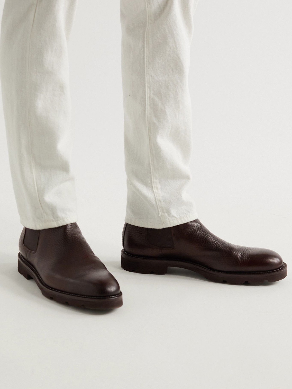 nyt år barriere Legepladsudstyr John Lobb - Lawry Full-Grain Leather Chelsea Boots - Brown John Lobb