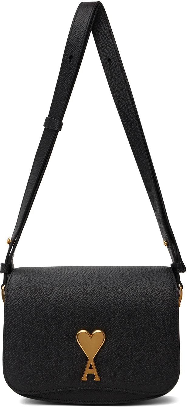 ★【AMI】 Mini Paris Paris Bag Black★ Black Leather Bag Paris Paris | AMI PARIS US
