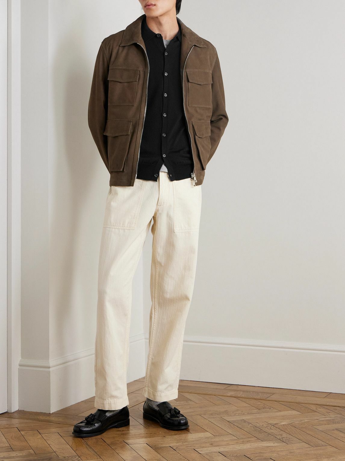 John Smedley - Tibor Merino Wool Cardigan - Black John Smedley