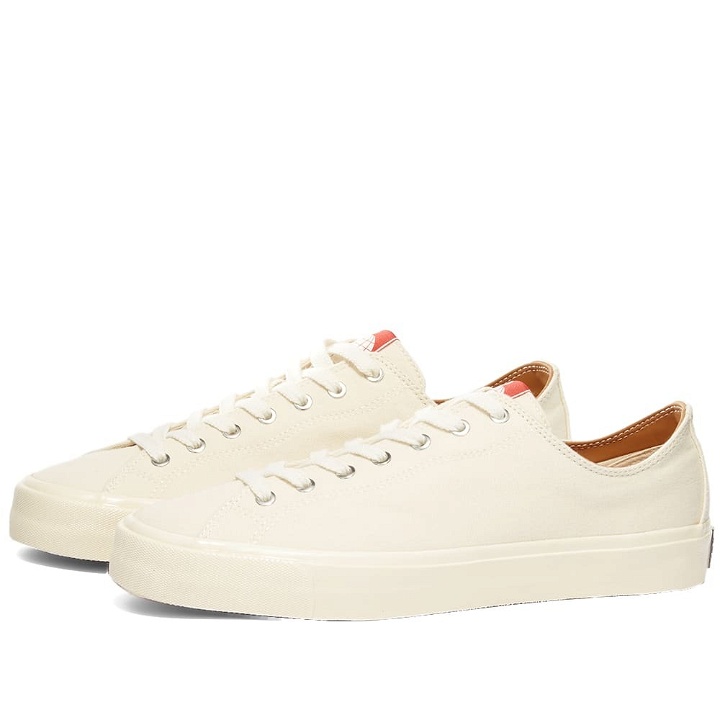 Photo: Last Resort AB Men's Canvas Low Sneakers in White