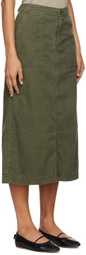 Levi's Khaki Surplus Midi Skirt