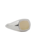 M.Cohen - Sterling Silver and 18-Karat Gold Signet Ring - Silver