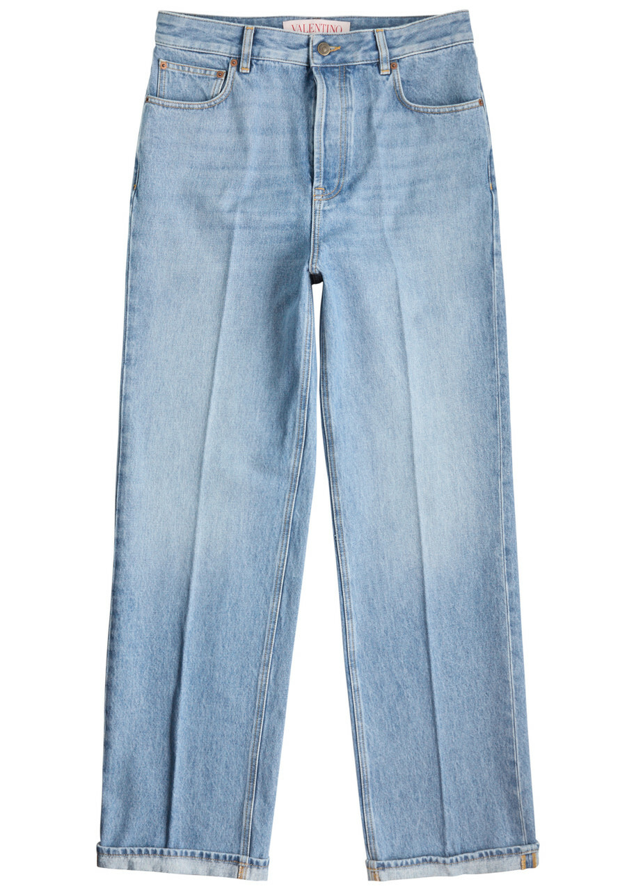 デニム・ジーパン VALENTINO STRAIGHT-LEG DENIM JEANS Valentino Garavani - 5-pocket straight-leg jeans Denim - The