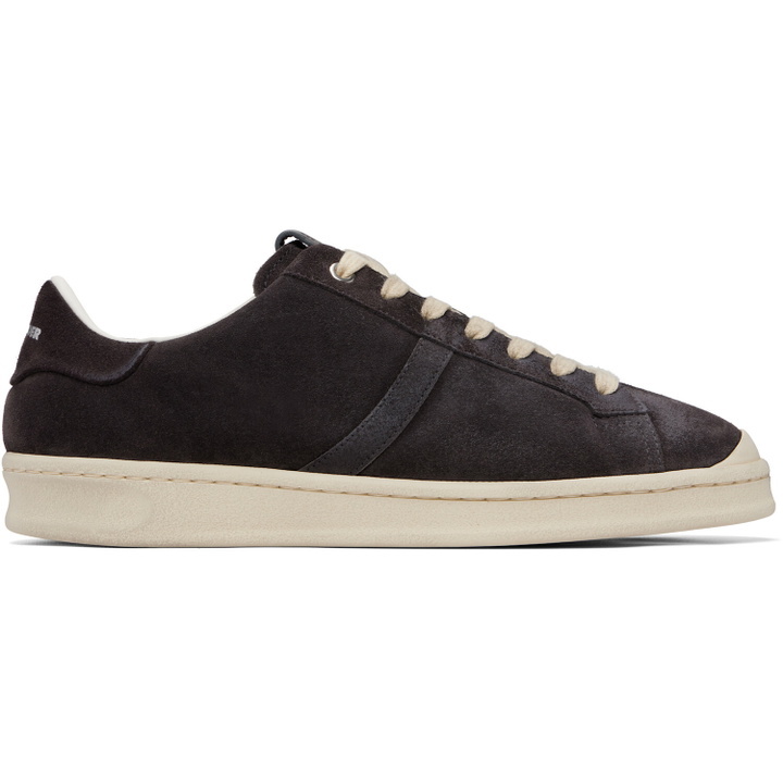 Photo: Jil Sander Gray Calfskin Sneakers