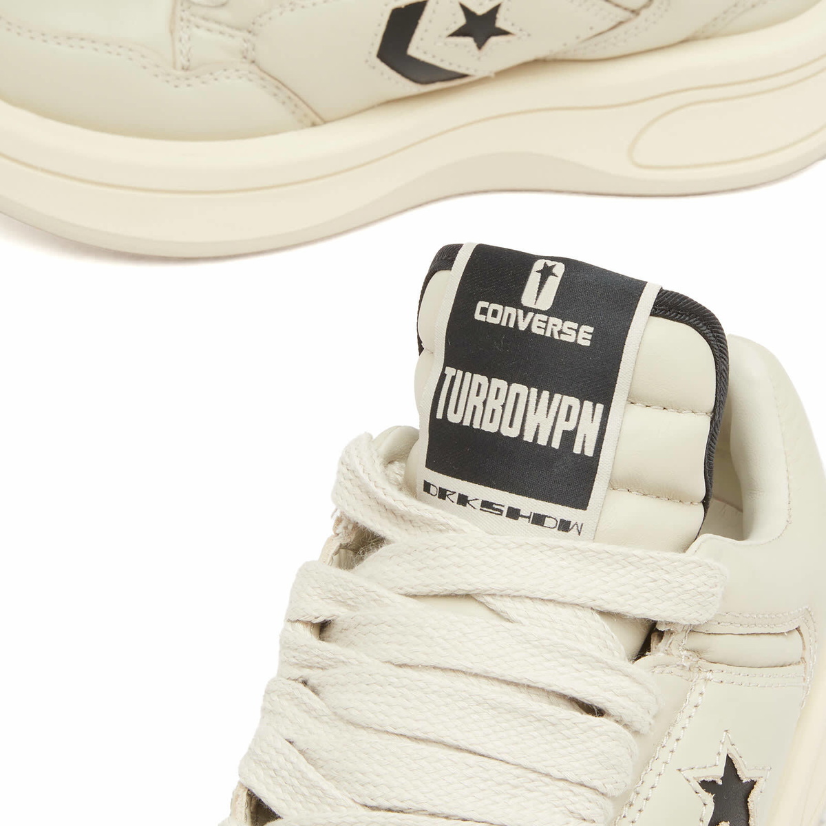 Rick Owens DRKSHDW x Converse TURBOWPN OX Sneaker in Beige