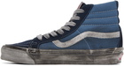 Vans Navy OG SK8-Hi LX Stressed Sneakers