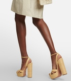 Aquazzura Sundance Plateau 140 platform sandals