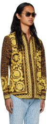 Versace Yellow Baroccodile Shirt