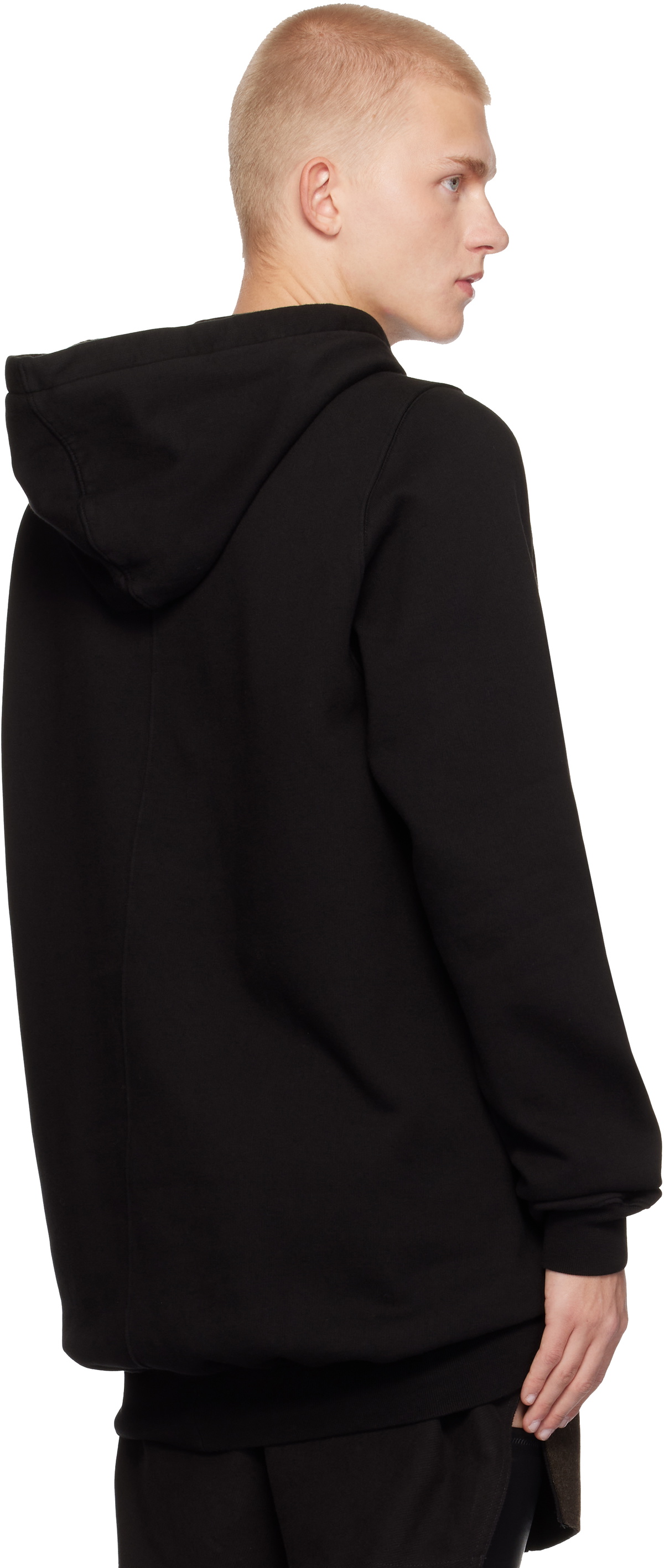 Rick Owens Black Porterville Orb Studs Hoodie Rick Owens