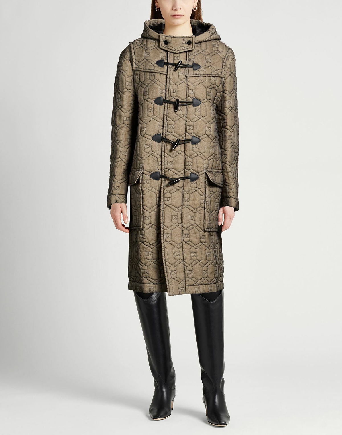 Koché Womens Puffer in Grey