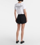 Givenchy Pleated wool grain de poudre shorts