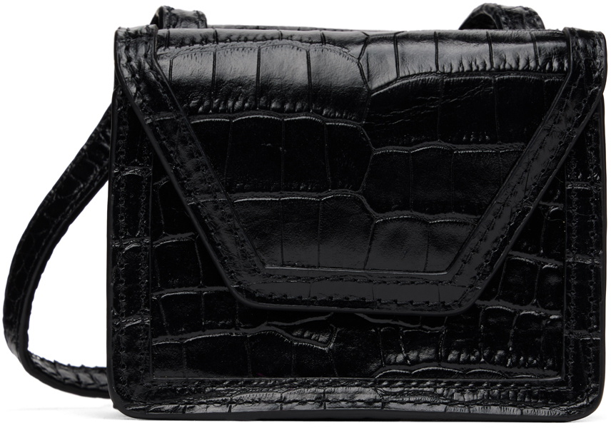 Recto Black Nano Envelope Messenger Bag Recto