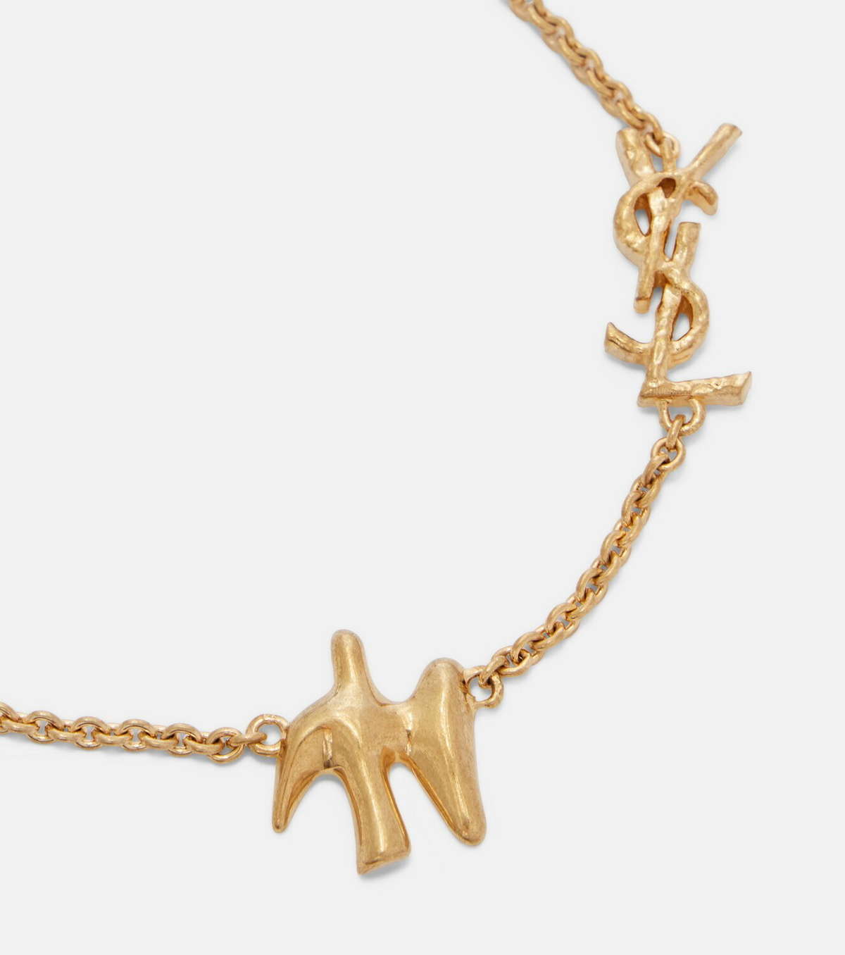 Saint Laurent Cassandre chain bracelet
