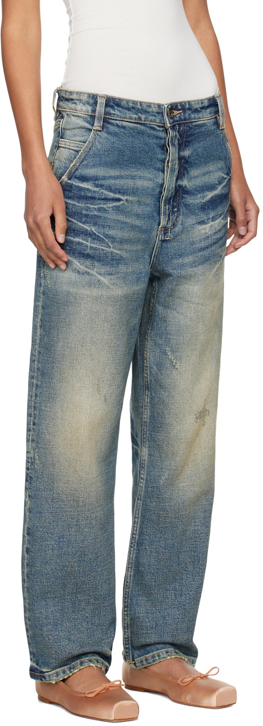 Fax Copy Express Blue Workers Jeans