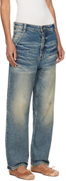 Fax Copy Express Blue Workers Jeans
