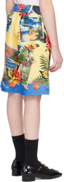 Dolce & Gabbana Kids Multicolor Printed Shorts