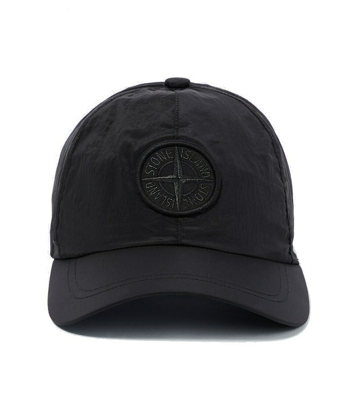 Photo: Stone Island Logo embroidered baseball cap