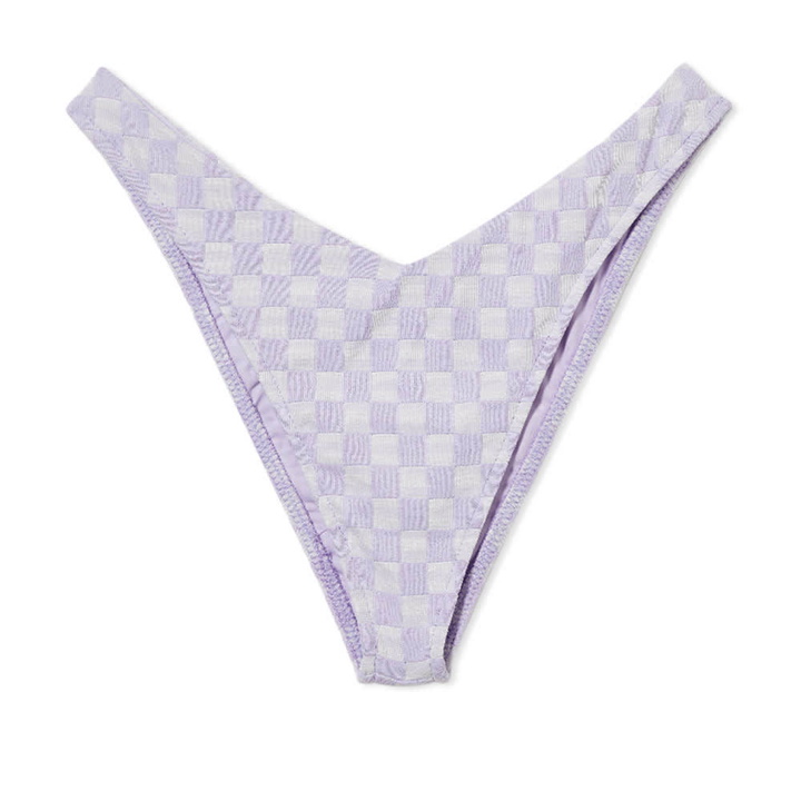 Photo: Frankies Bikinis Enzo Checkered Jacquard Bottom