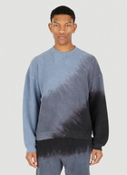 Hand Dyed Twist Sweatshirt in Grey