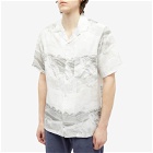Portuguese Flannel Men's Marble Vacation Shirt in White/Grey
