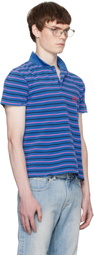 Balenciaga Blue Laurel Classic Fitted Polo