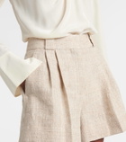 Blazé Milano Selle linen and cotton blend shorts