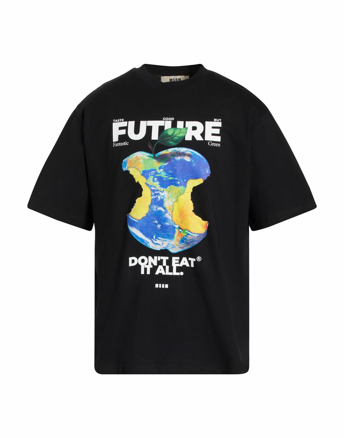 Msgm Mens T-shirt in Black