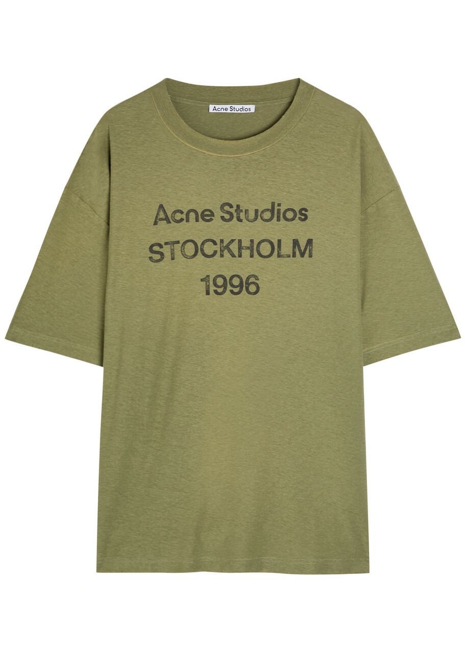 Acne Studios ロゴ入りコットンブレンドトップス  関税送料込 wb_P01004758.jpg