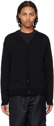 Moschino Black Jacquard Cardigan