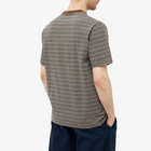 Polar Skate Co. Men's Stripe Pocket T-Shirt in Brown